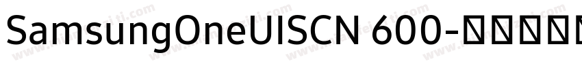 SamsungOneUISCN 600字体转换